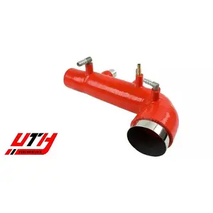 Rev9 Red Turbo Inlet Hose Tube for WRX 02-07 Forester XT 04-08 STI 04-20 EJ25/20