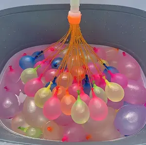 111 PCS Water Balloon Battle Toy with Automatic Knotting Fill with Water for Fun Outdoor Games