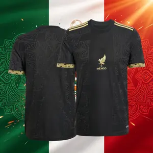 2025 Mexico Home  Short Sleeve Soccer Jersey Fans Version