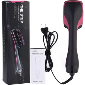 2 in 1 Multifunctional Anion Hair Dryer Brush Comb Styler Hairdressing Tool.Multi-functional styling, quick drying, creating smooth hair, and fast styling