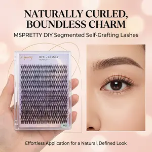 Natural looking thin band lashes xy02