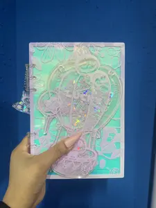 A5 acrylic shaker notebook SHINY FULL LASER