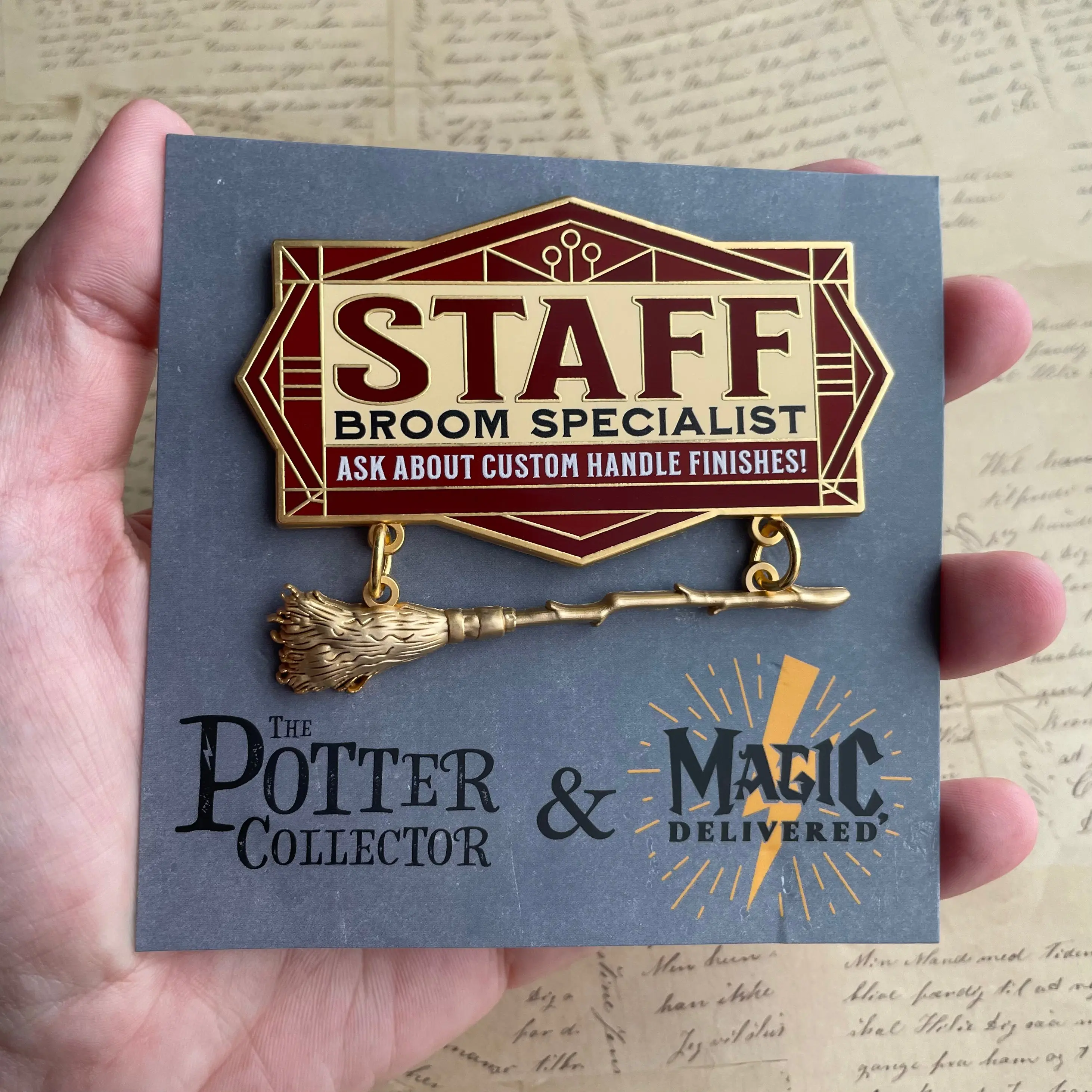 Broom Specialist Staff Badge