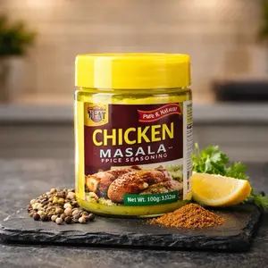 Tropical Heat Chicken Masala Spice Seasoning 100g Jar for Authentic Flavor