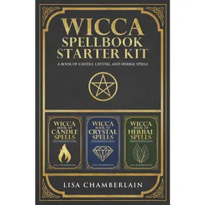 USED-Wicca Spellbook Starter Kit: A Book of Candle, Crystal, and Herbal Spells by Chamberlain, Lisa (Paperback)