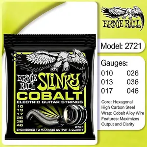 1pc Guitar String, Hexagonal High Carbon Steel Core, Cobalt Alloy Coating, Multiple Specifications, Ideal for Beginners, High-Quality Sound