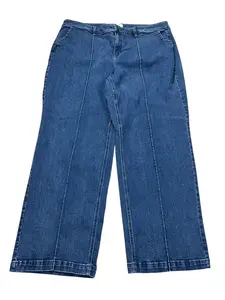 Jeans Wide Leg By Lane Bryant In Blue Denim, Size:22