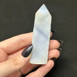 Blue Lace Agate Geode Towers & Freeforms
