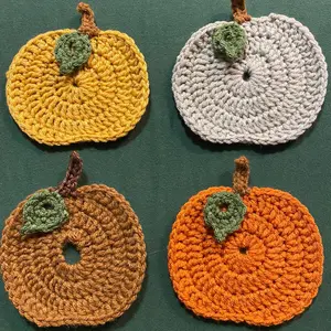 Pumpkin coasters 4 pack