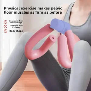 Pelvic floor muscle trainer, quadriceps trainer, used for postpartum rehabilitation, body shaping, leg and hip training, durable PP material, multiple colors, easy to use - improves fitness and rehabilitation effects