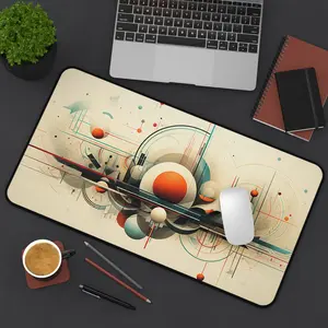 Abstract Space Station Desk Mat, SciFi Deskmat, Science Fiction Desk Mat, Large Gaming Mousepad, SyFy Mouse Pad