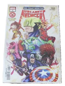 2023 Free Comic Book Day The Avengers-X-Men #1 Collectible - Free Comic Book Day Variant, Uncanny Avengers, Fall of X, Teen-Focused Cover