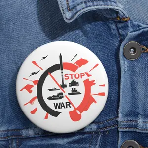 Stop War Custom Pin Buttons