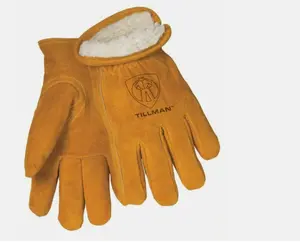 Tillman Cold Weather Leather Lined Heavy Duty Warm Winter Insulated Work Gloves