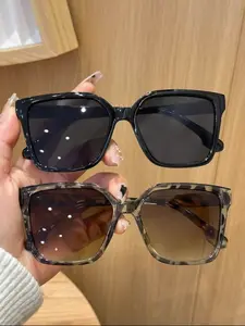 Y2K Trendy Fashion Big Frame Glasses, Unisex Retro Classic Style, Durable Streetwear Accessories, Casual Daily Wear, Party Gifts