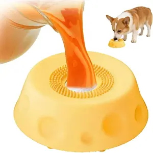 2026 Upgraded Dog Slow Feeder Lick Bowl | Anti-Drop Solid Ball | Safe Calming Feeding Toy for Anxious & Post-Op Dogs