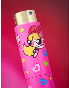 Travel Friendly 2Pc Pink Character Mini Spray Bottles for Soap, Oil, and More in 8ML Plastic Press Dispensers Kit Lotion Tin Canister Organiser