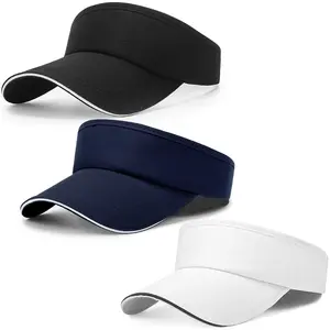 Sun Visor Hats UV Protection Beach Hats Golf Caps for Men Women Summer Beach Pool Sports Golf, Hat Circumference Measures 22-24 inch