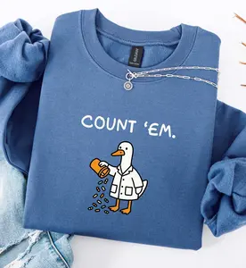 Silly Goose Pharmacy  Short sleeved T-SHIRT / Sweatshirt, Nurse Gift Tee, Pharmacy assistant Sweatshirt,Healthcare Pun TShirt, T-shirt for Pharmacy Tech, CPhT graduation