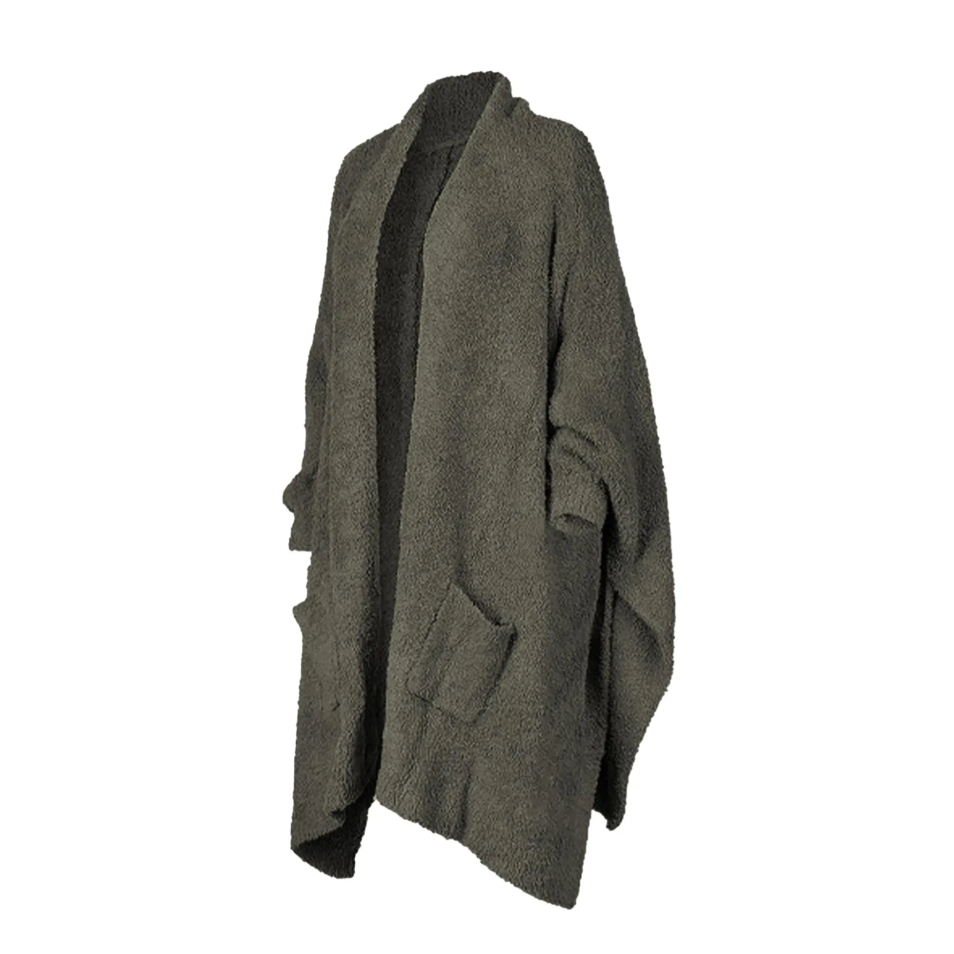 Hixiaohe Wearable Blanket Sherpa Poncho for Adults, Cozy Plush Shawl with Pockets and Thumb Holes for Home, Camping, Watching TV, Easy Care, Backyard Use, Cozy Aesthetic, Comfy And Cozy