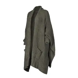 Hixiaohe Wearable Blanket Sherpa Poncho Unique Office Work Warm Cozy Shawl TV Throw Blankets, Plush Cape Wrap for Adults