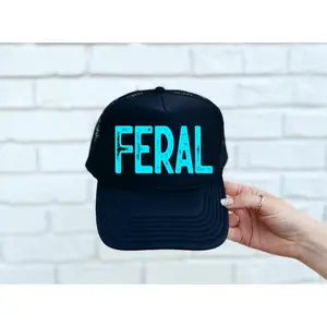 Feral Black Trucker Hat