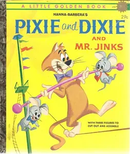 USED-Pixie and Dixie and Mr. Jinks (A Little Golden Book #454) by Carl Buettner (Hardcover)