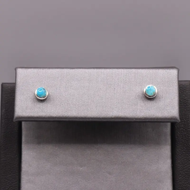 Sterling Silver Stone Studs - Assorted Styles