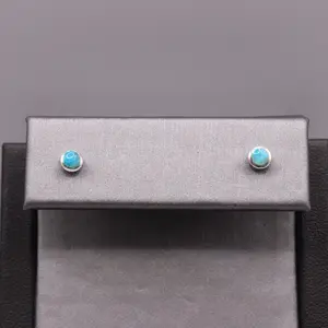 Sterling Silver Stone Studs - Assorted Styles