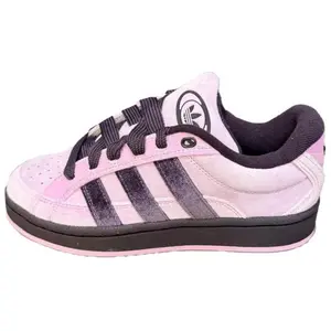 Adidas Originals Campus 00s V2W Pink Low-Top Sneakers for Men and Women - Comfortable, Versatile, Durable, and Fashionable Trending Shoes, House White Official Shoes to Get / Maison Mihara