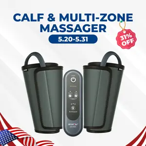 CINCOM Calf Massager - Multi-Target, Portable, Vibration Massage Device with Adjustable Fit, Customized Settings for Optimal Relaxation, Ideal Gift for Mother's Day, Birthdays, Multi-Target Massage Devices, Portable Massage Devices