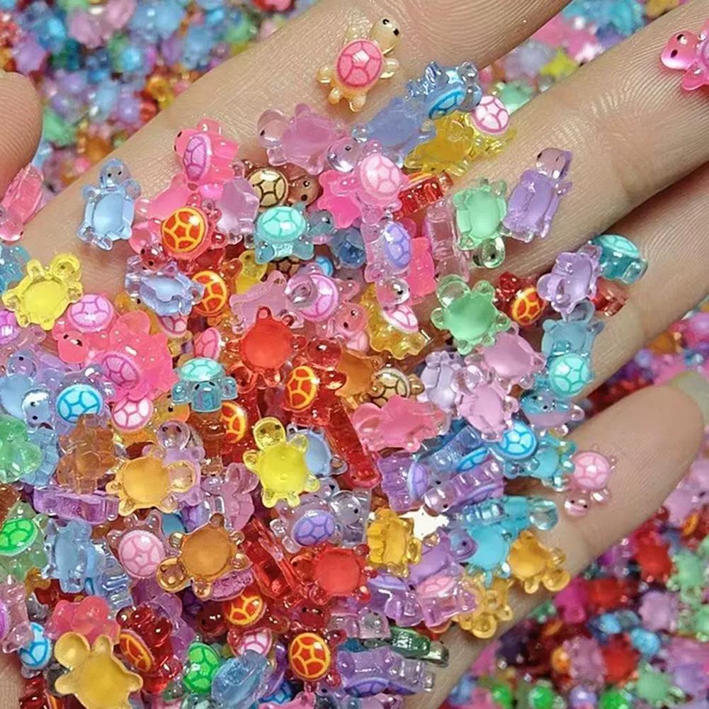 100Pcs Mini Resin Turtles Night Glow Turtle Figurines Realistic Tiny Turtles Acrylic Small Animals Figures for Micro Landscaping 100Pcs Mini Resin Turtles Night Glow Turtle Figurines Realistic Tiny Turtles Acrylic Small Animals Figures for Micro Landscaping