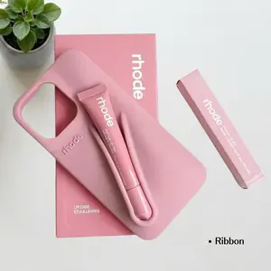Silicone Lip Case for iPhone 12 13 14 15 16 Pro Max, Soft Touch Aesthetic Makeup Accessory