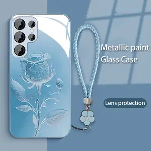 Dyeing rose for Samsung s24ULTRA mobile phone case s23 new s22 skin-friendly