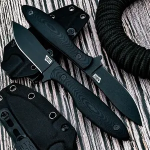 Hot Sale High-Quality Fixed Blade Knife with Sheath, Tactical Knives, 8cr13mov Steel Blade and G10 Handle, Outdoor Camping Hiking Practical Wear-Resistant Tool, Survival Gear, Survival Tools
