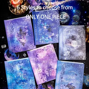 20pcs Starry Sky Series Ice Crystal Pet 3D Laser Silver Stickers Pack, Handmade Decoration Material DIY Photo Frame Phone Case Key Card Cover Diary Album