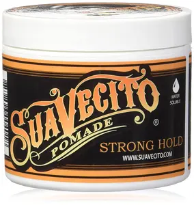 Suavecito Pomade Firme (Strong) Hold 4 oz, 1 Pack - Pomade For Men - Medium Shine Water Based Wax Like Flake Free Hair Gel Haircare Cream