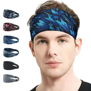 Sports and fitness sweat-absorbing headband, running forehead protector, headband, hairband, badminton headband for men and women, spring and summer sports headband