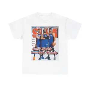 Jalen Brunson Josh Hart Donte DiVincenzo New York Knicks NBA Slam Cover Tee Shirt 1