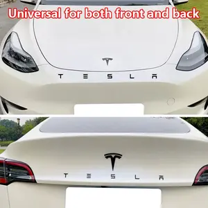 Tesla 3D Car Head Tail Letter Emblem, Universal Metal Rear Tag, Independent Letter Sticker for Model 3/y/s/x, Sticker for Cars, Accessories