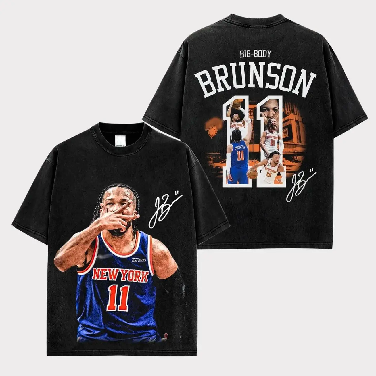 [🎉100% Cotton] Jalen Brunson 11 Shirt Premium Cotton, Brunson Burner Shirt, Captain Clutch Fans, Knicks Nation Fans, The Orange & Blue Fans, Wonder Boy Shirt, Basketball Hoodie, Game Day Fit 2J7