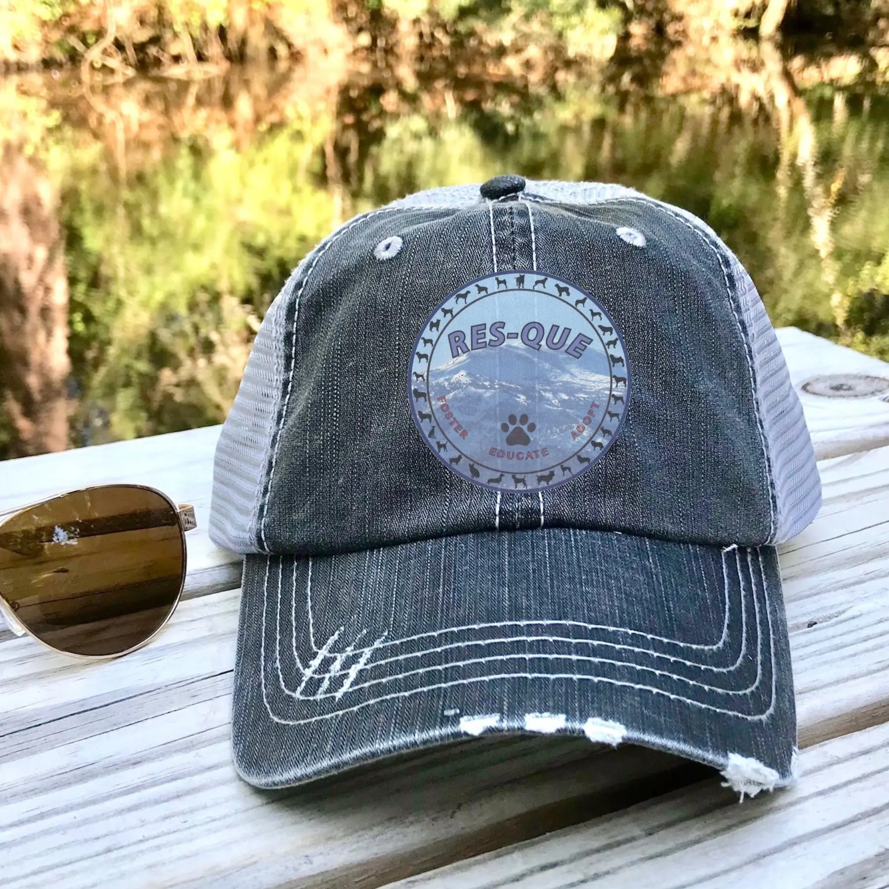 Res-que Vintage Trucker Cap