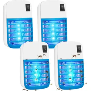4PCS Indoor Insect Killer Lamp — Indoor Fly Trap with Blue Light Lure, Designed Specifically for Children and Pets