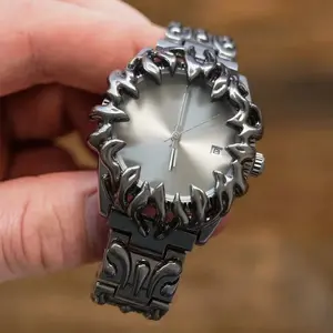 Y2K Alabaster Industries Quartz Watch Men Demon Claw Case Hot Medieval Unique Creative Men's Watches Luminous Watch AAA Clock Stainless Steel Fashion