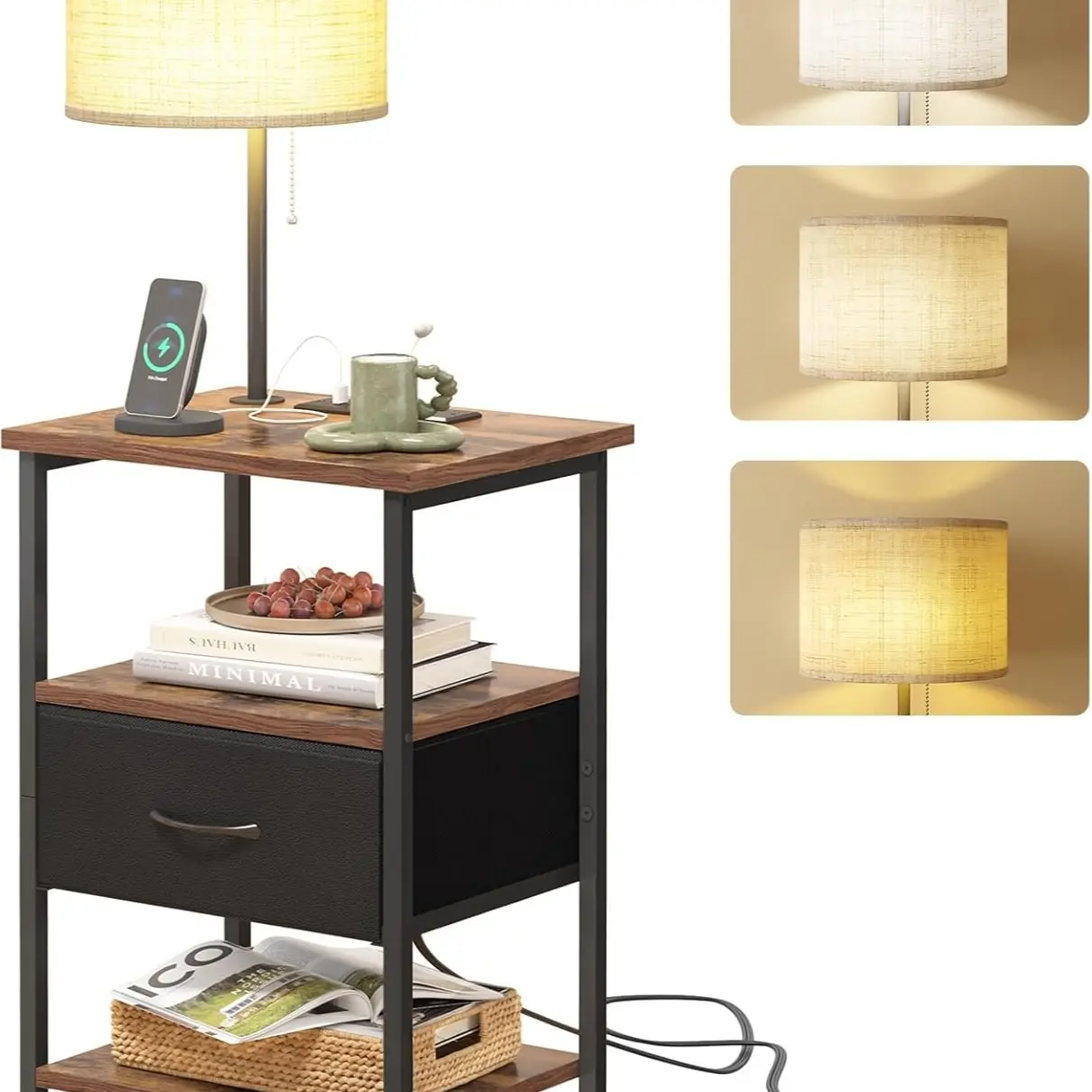 Rustic Brown & Black