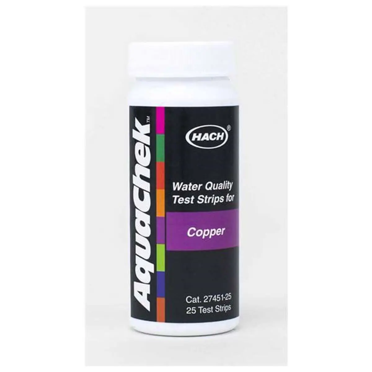 ETS AC661454 Aquachek Water Quality Test Strips - Use with Copper-Based Systems, Test for Copper, Prevent Staining, Avoid High Concentrations, Results in Seconds, for Pools & Hot Tubs (Aquatic Chemicals & Water Testing Products)