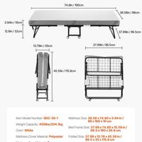4 inch 【Width: 38 inch】