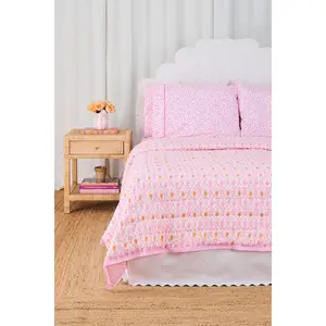 Spring Bloom Monkey Quilt