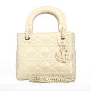 Pre-owned Dior Leather Crossbody Bags Lady My ABCDior White 55185444 hz