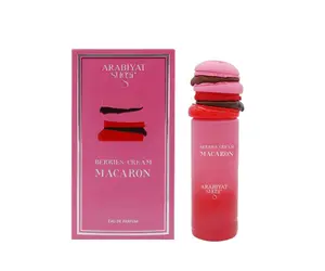 Arabiyat Sugar Berries Cream Macaron Eau De Parfum, 3.4fl.oz Women's Fragrance - Fruity, Sweet & Lively Scent